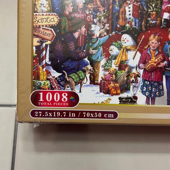 NEW1008 Piece Advent Christmas Jigsaw Puzzle - Picture 3 of 7